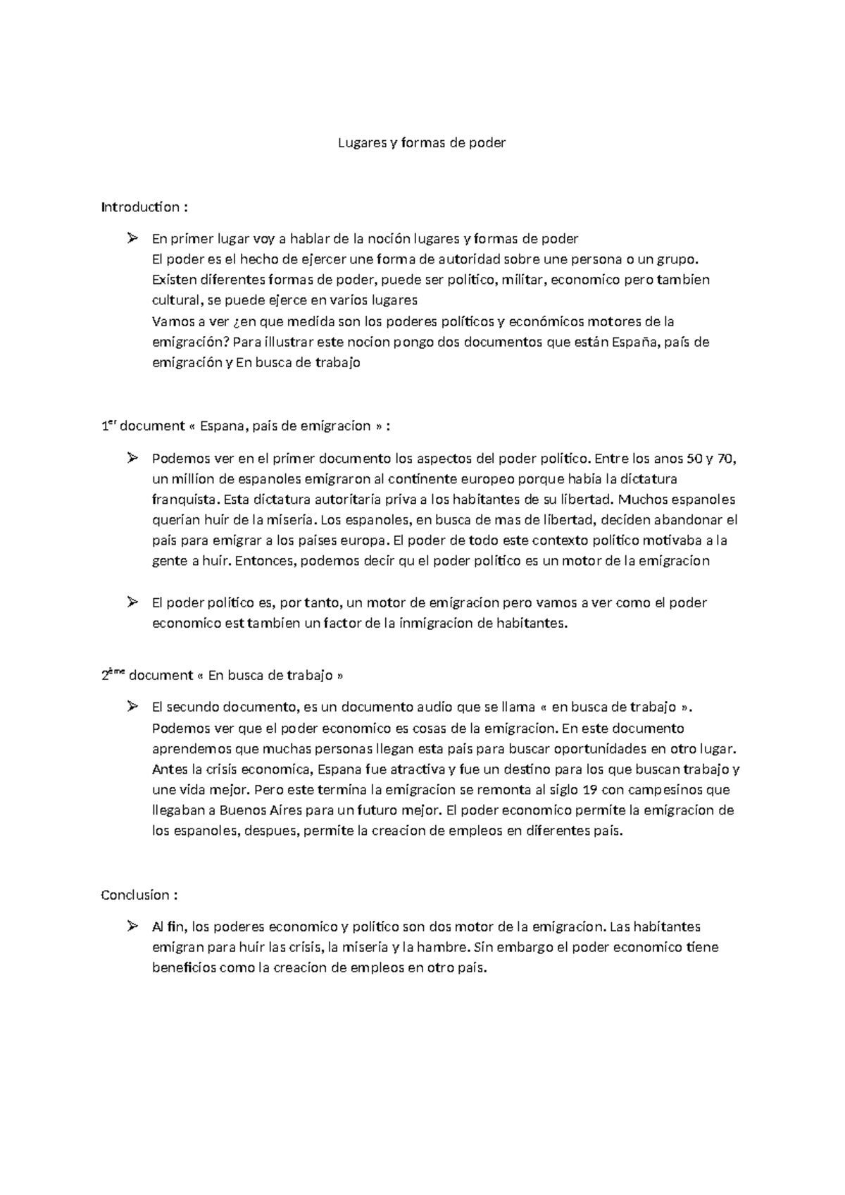 Lugares y formas de poder - Existen diferentes formas de poder, puede ...