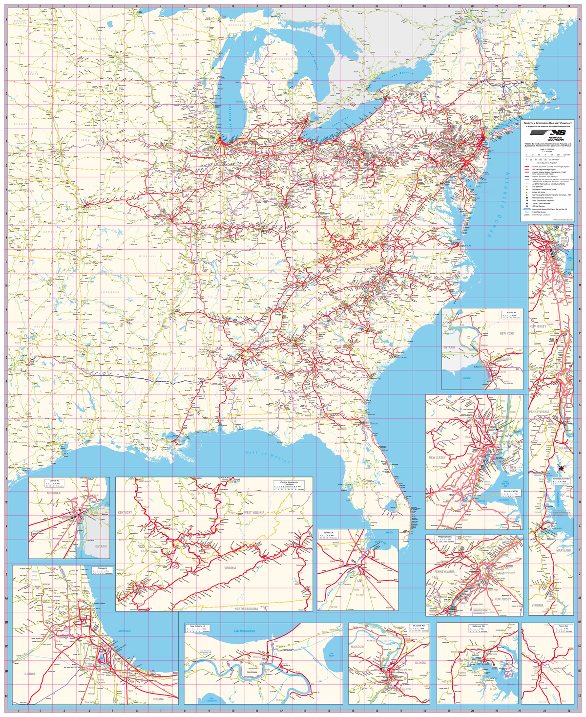 2016 system map print - I don’t kmow - BB YVRR CSXT CSXT CSXT CSXT CSXT ...