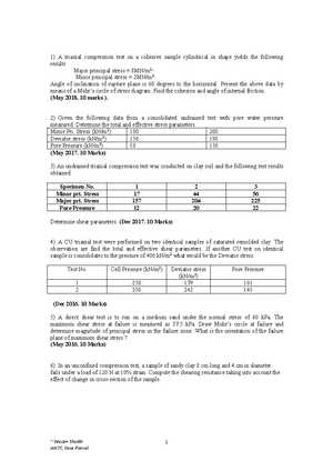 Standard Proctor test lab manual - IIT Gandhinagar, Soil Mechanics Lab ...
