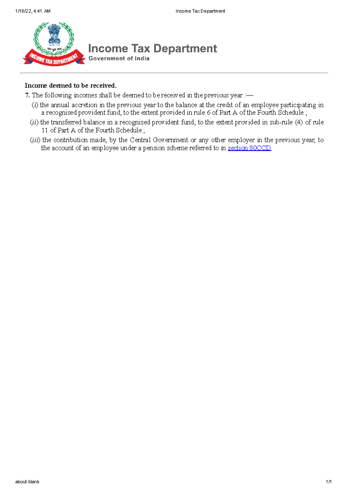 Section 7 Of Income Tax Act 1961 1 16 22 4 41 AM Income Tax