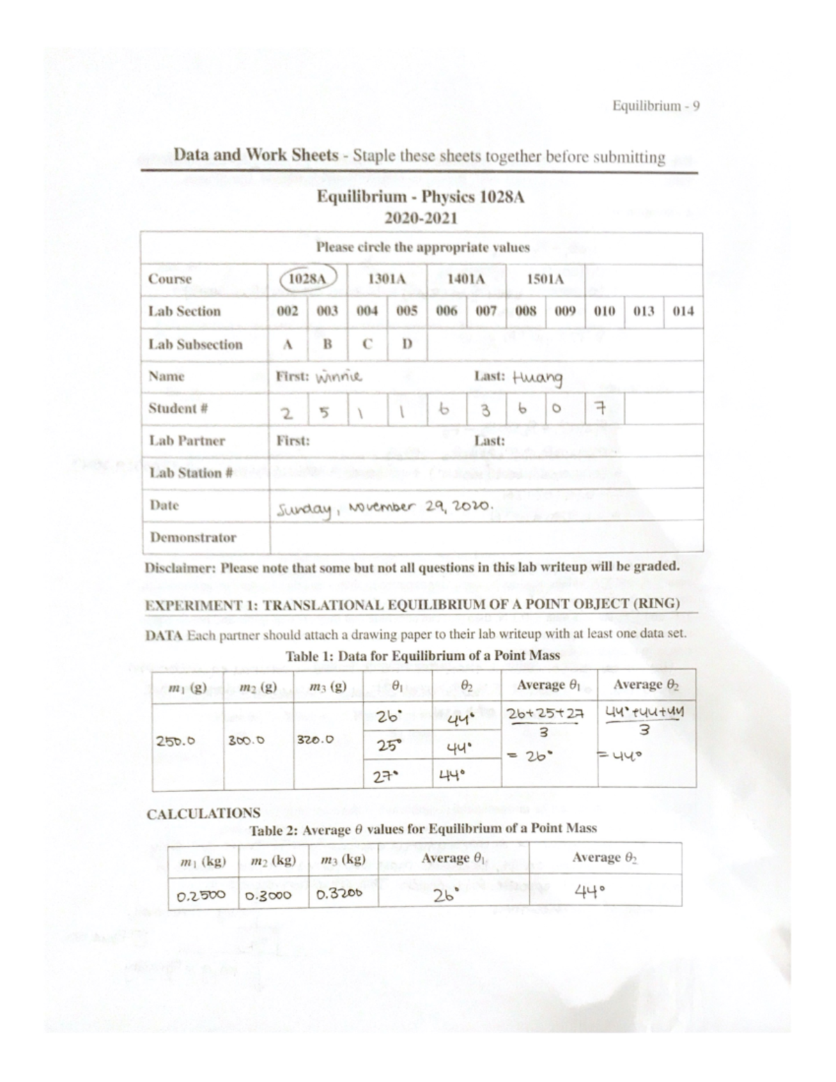 Equilibrium Lab Lab report DISCUSSION AND CONCLUSIONS (What can you