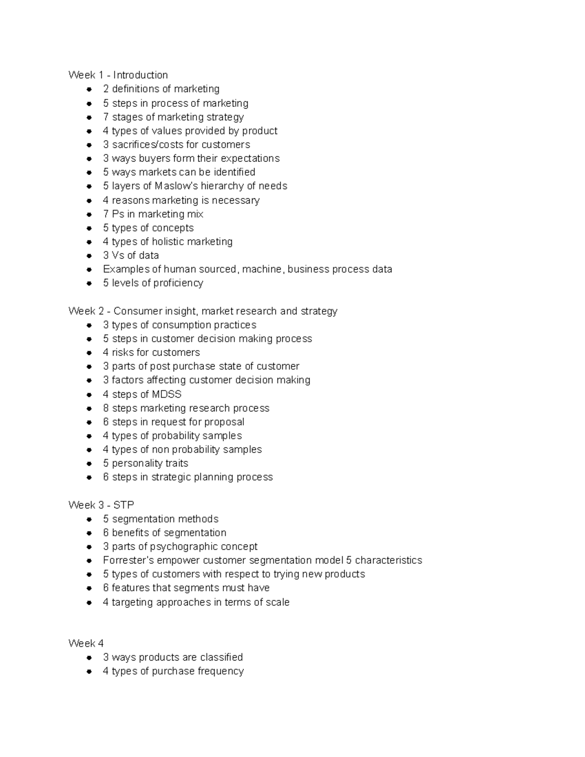 marketing-exam-list-of-topics-to-study-for-the-exam-week-1