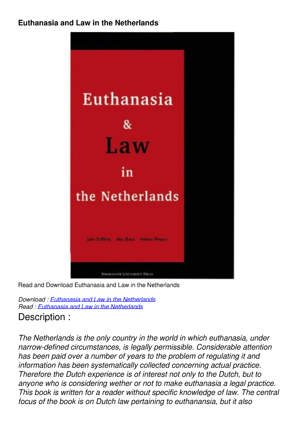 law dissertation euthanasia