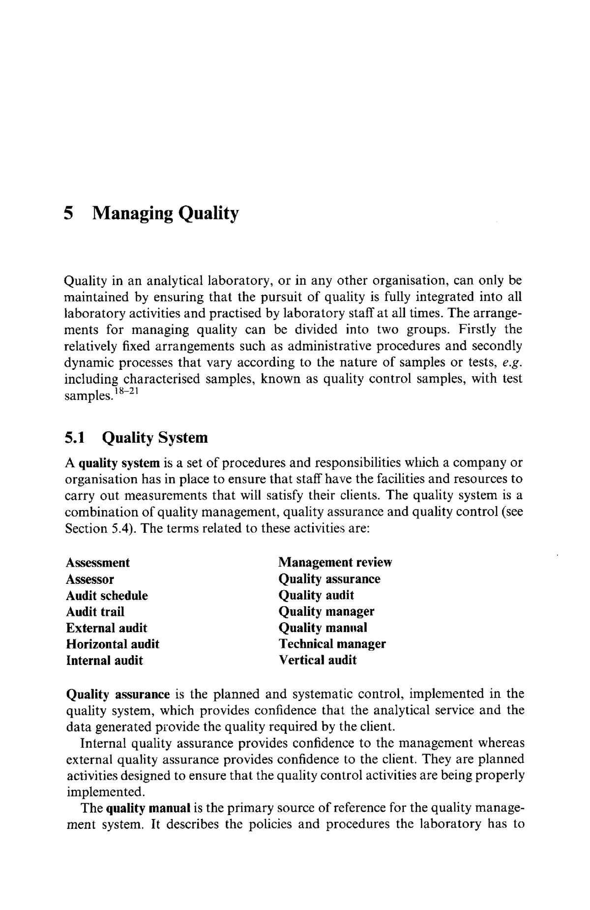 assignment about quality