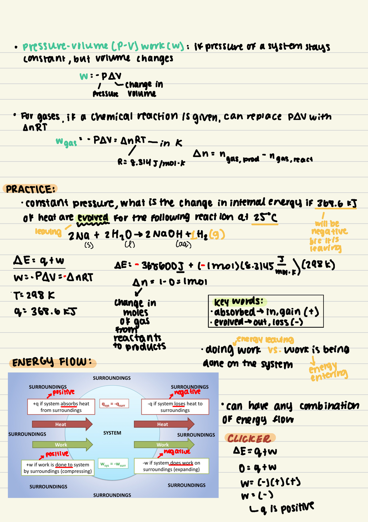 CHEM 104 Unit 6 Pg 4 - Gen Chem , Professor Murphy - Pressure Volume ...