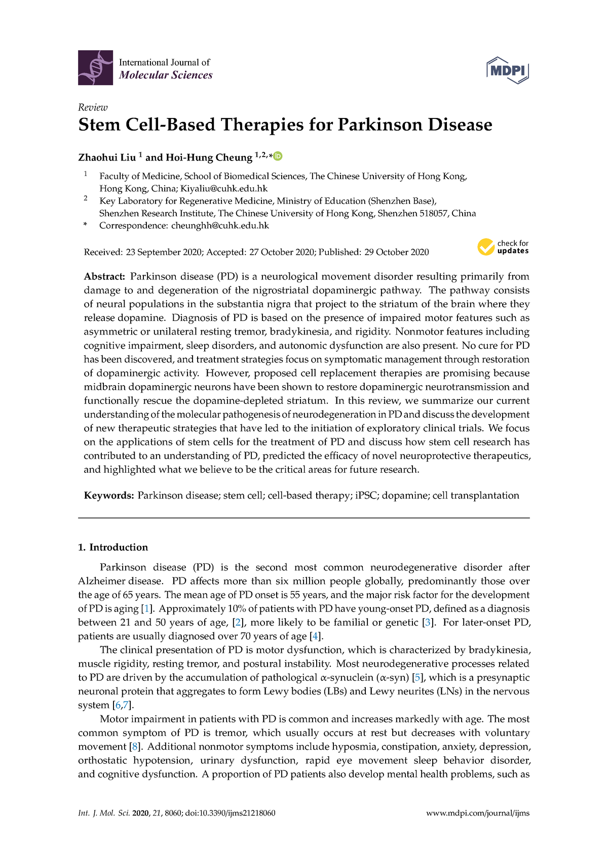 Ijms-21-08060 - Article - International Journal Of Molecular Sciences ...