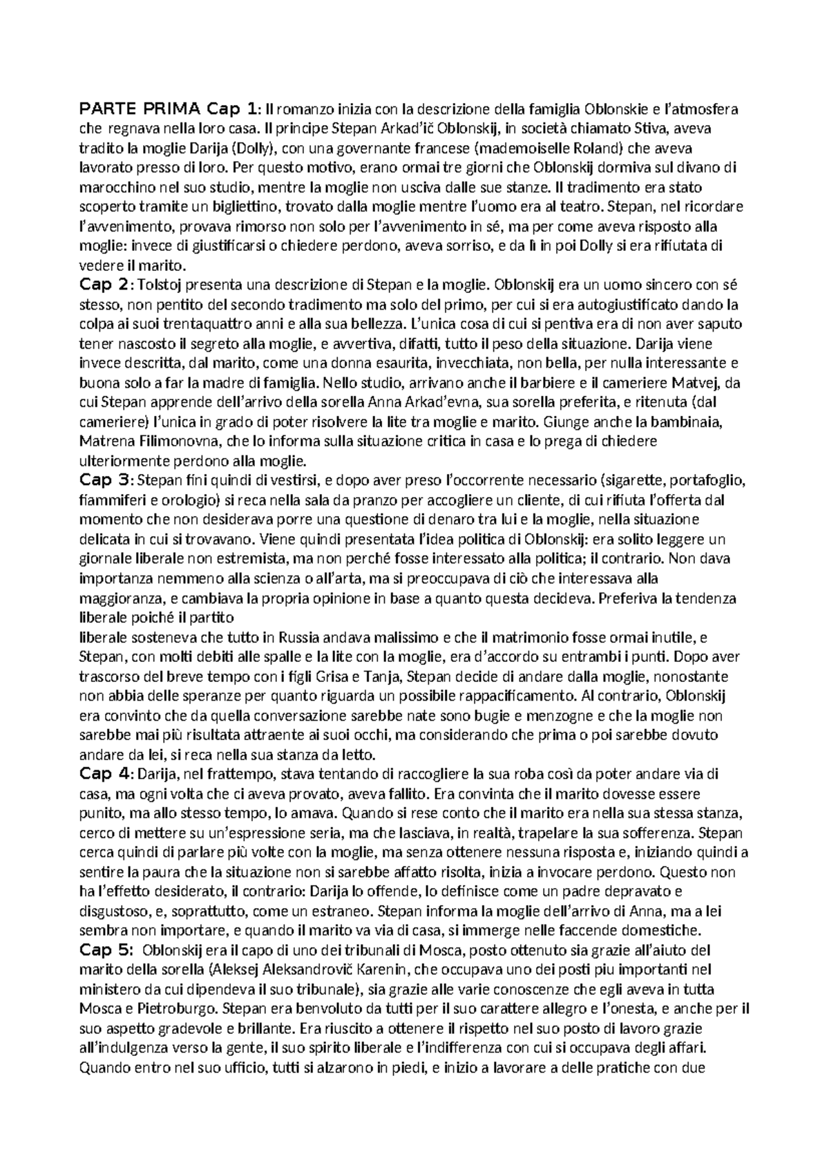 riassunto-dettagliato-anna-karenina-parte-prima-cap-1-il-romanzo