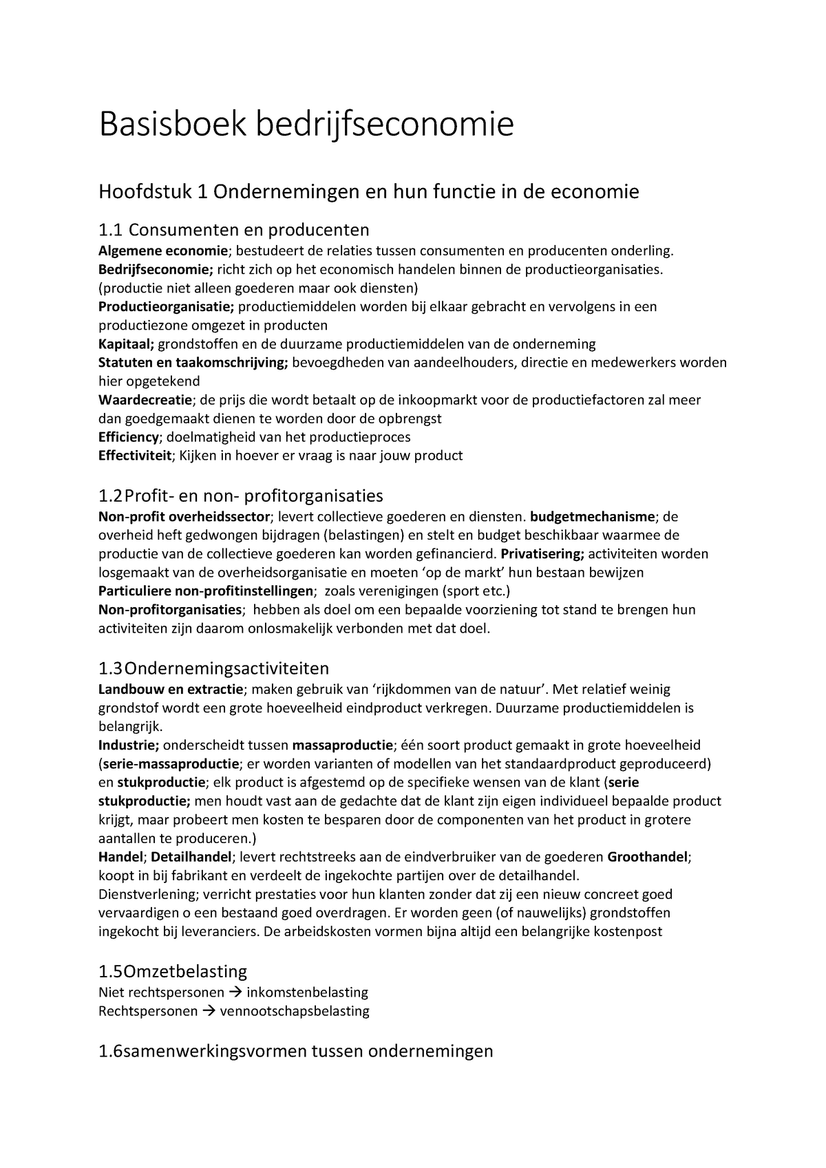 Samenvatting Managementgame Jaarrekening: Boek "Basisboek ...