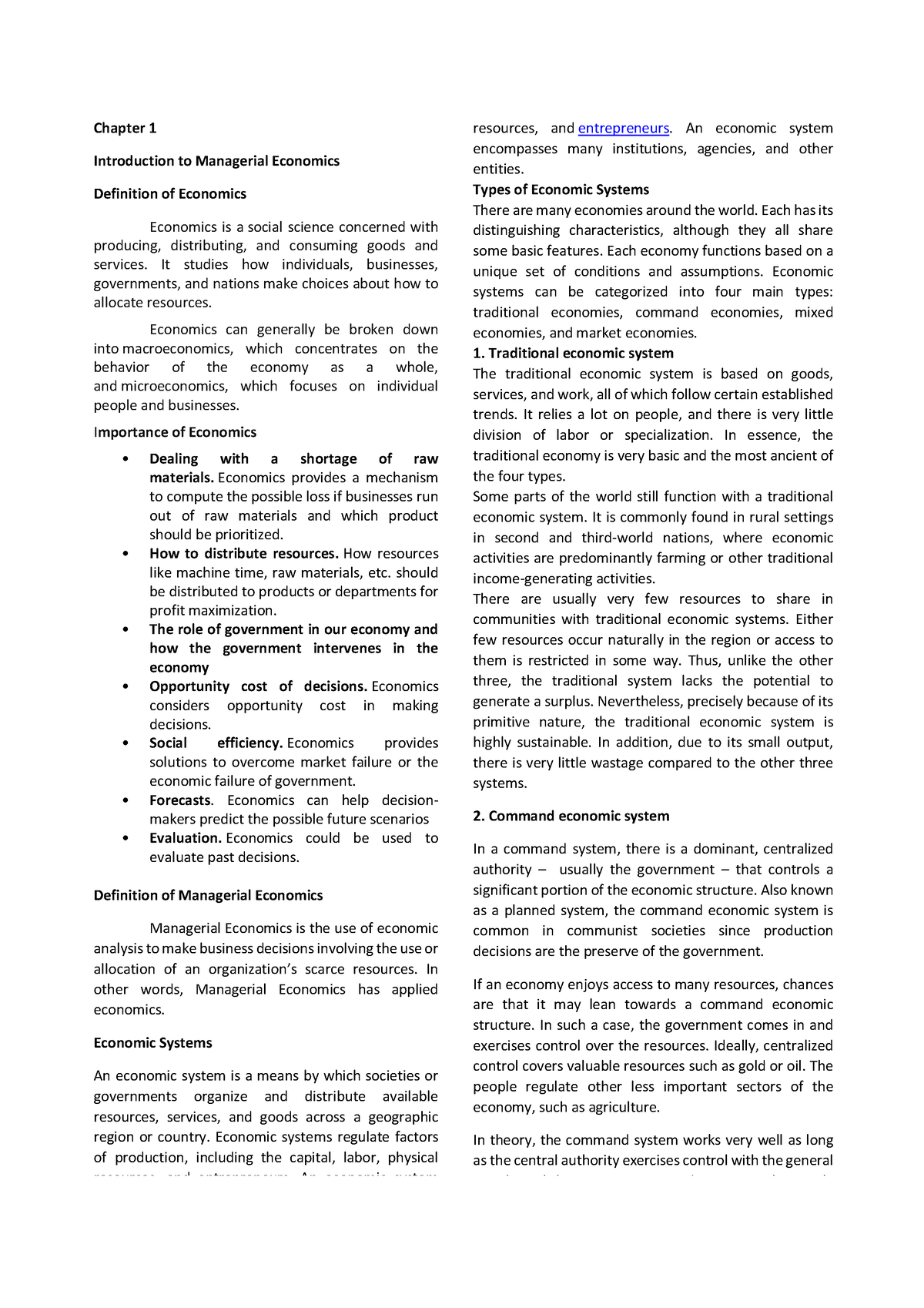 managerial-economics-notes-chapter-1-introduction-to-managerial