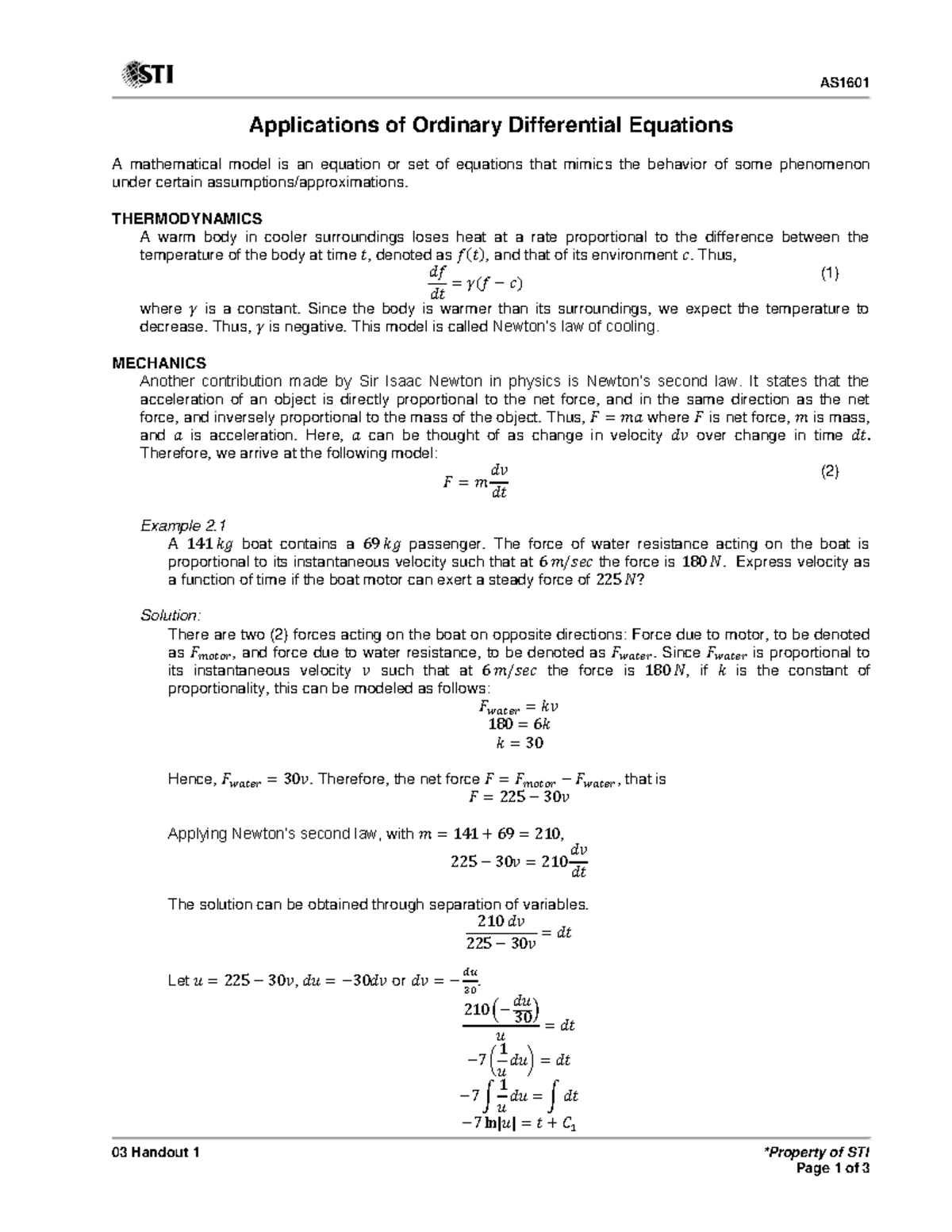 03 Handout 1 - Coursework - AS 03 Handout 1 *Property of STI Page 1 of ...