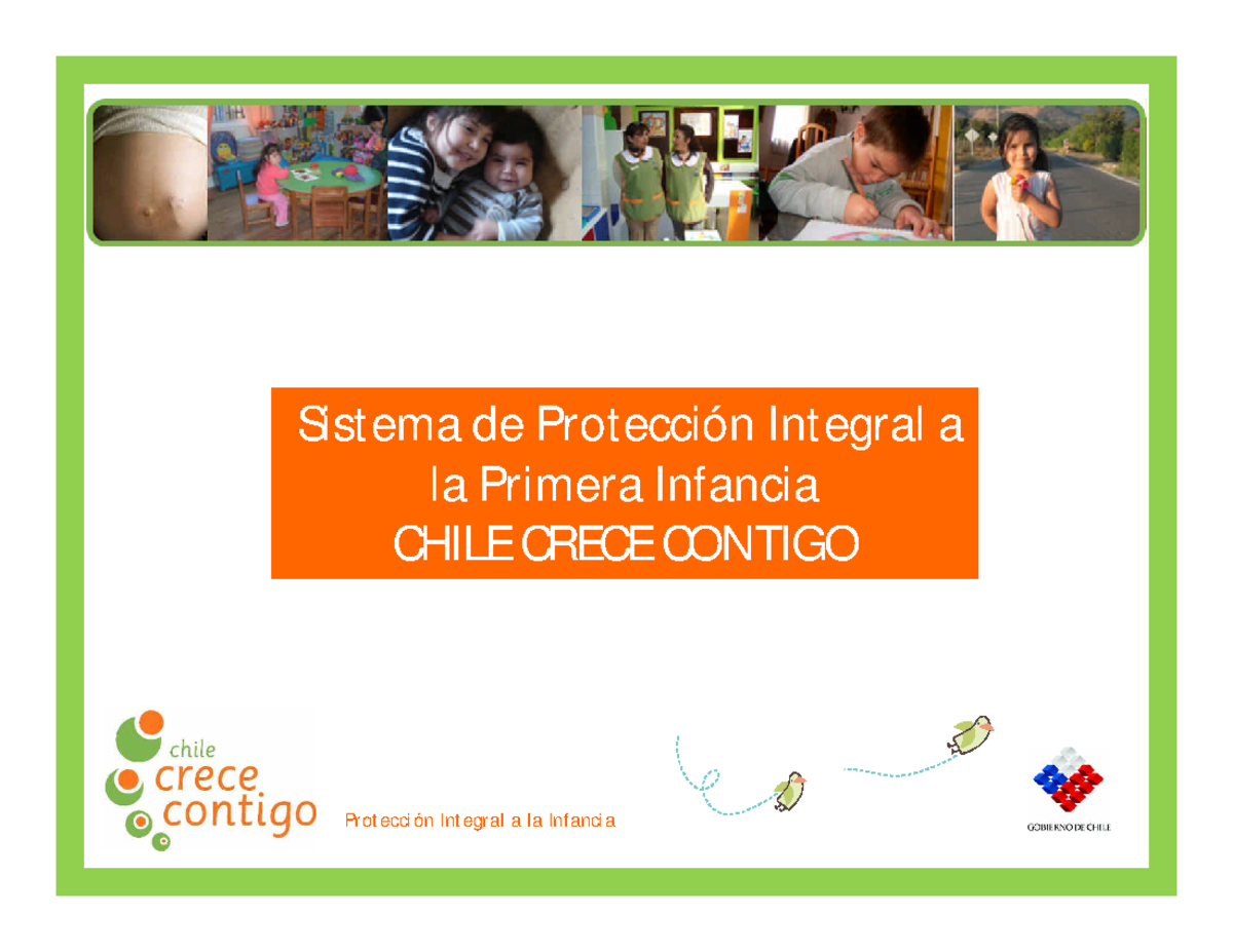 4 Chile Crece Contigo Chile - Sistema de Protección Integral a la ...