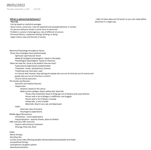 260 chap 14 - These are both lecture and textbook notes for Tomczak's ...