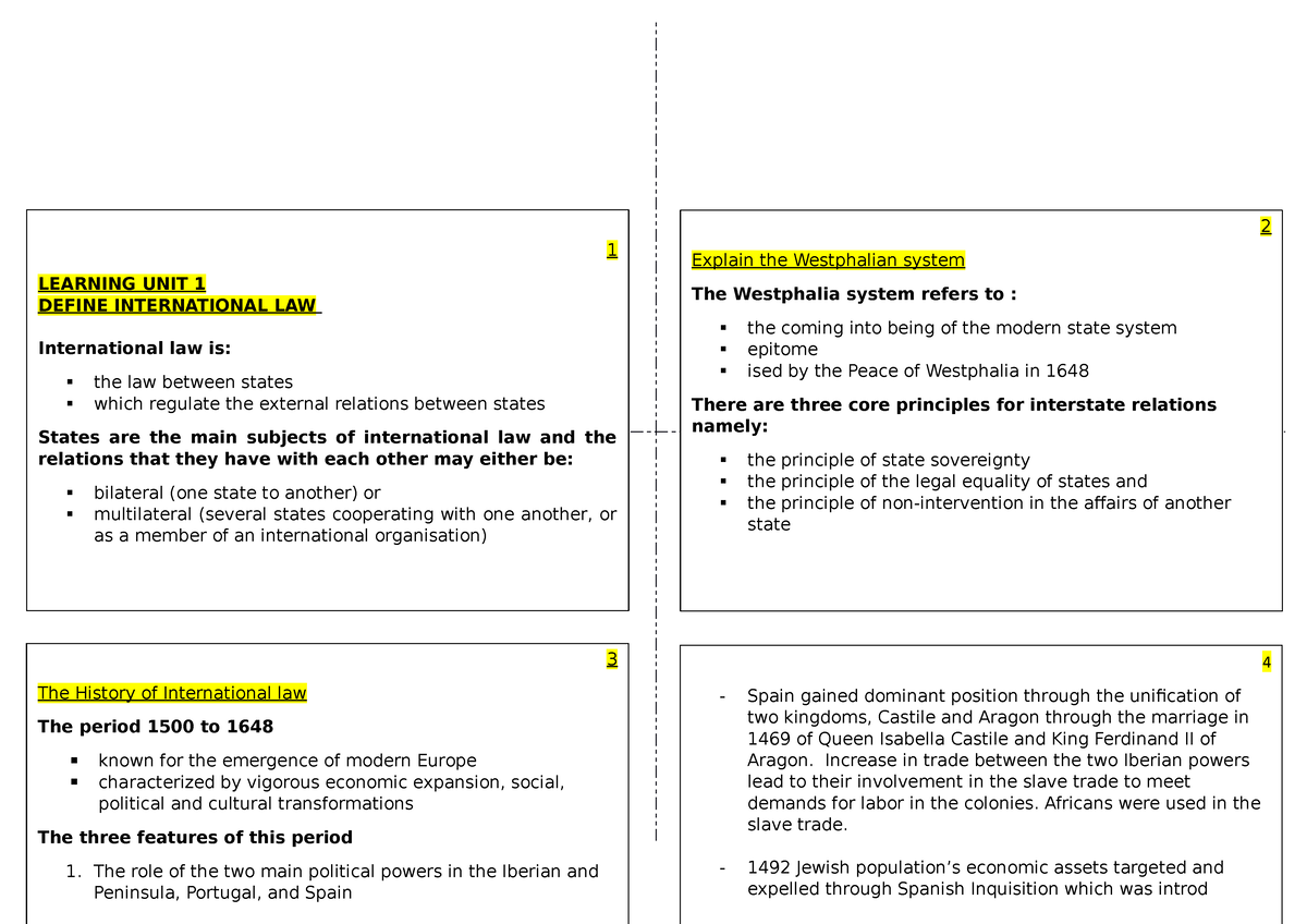 LCP4801 Summary - Prescribed Textbook And Study Guide - 1 LEARNING UNIT ...