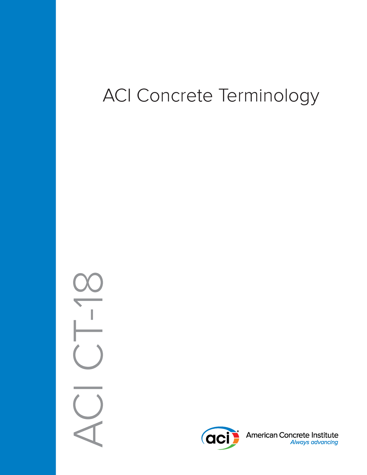 2-ACI Concrete Terminology 2018 - ACI CT- ACI Concrete Terminology ...