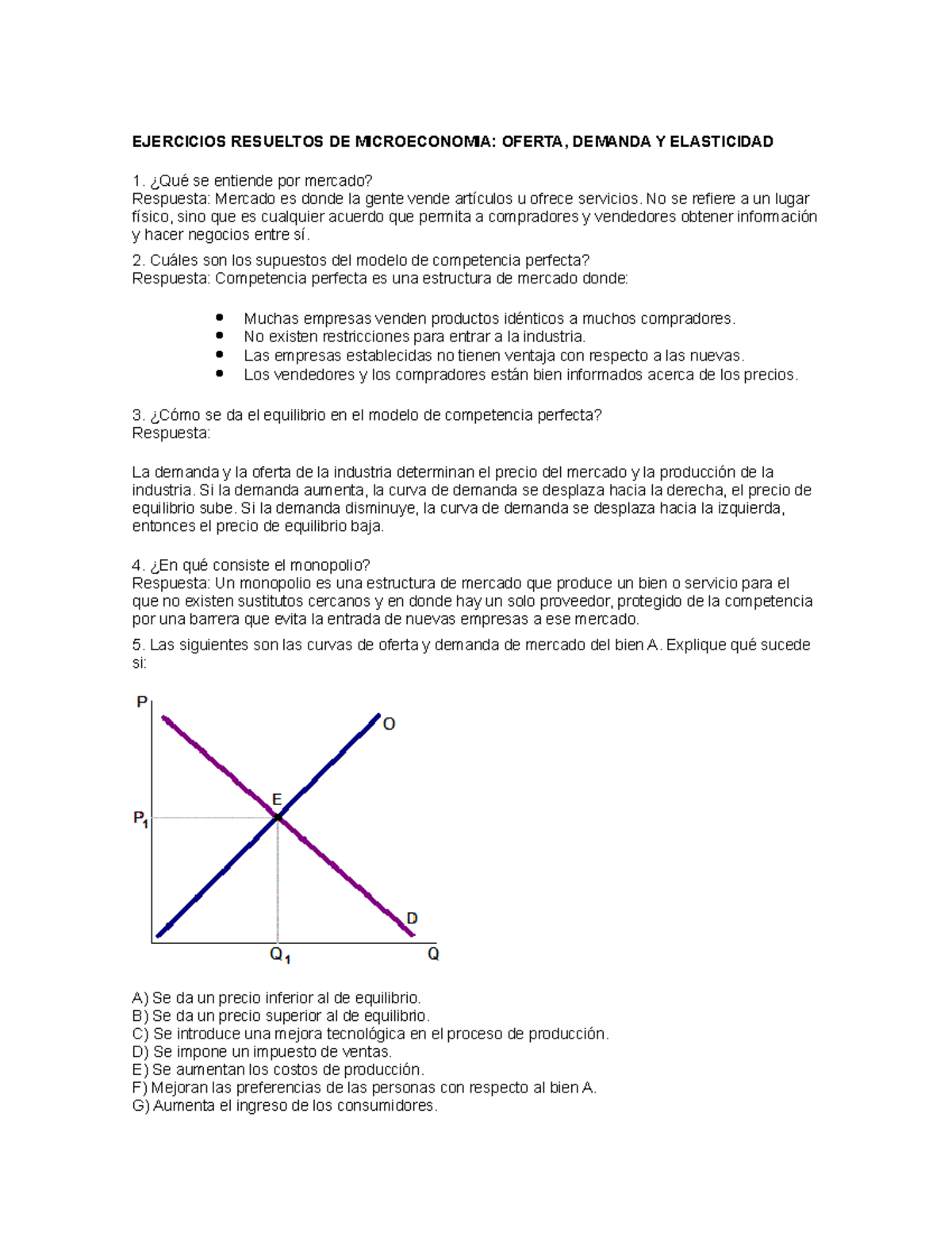 Ejercicios Resueltos DE Microeconomia - EJERCICIOS RESUELTOS DE ...