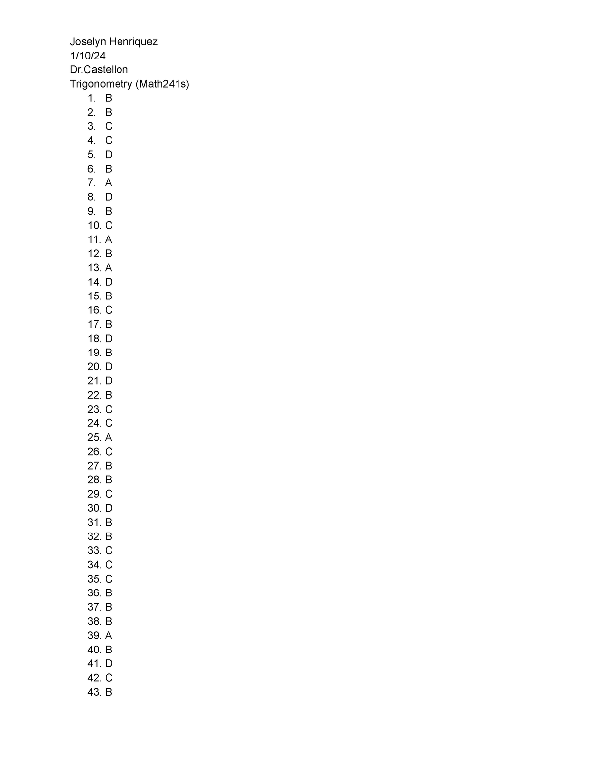 Homework Assignment 2 - discription - Joselyn Henriquez 1/10/ Dr ...