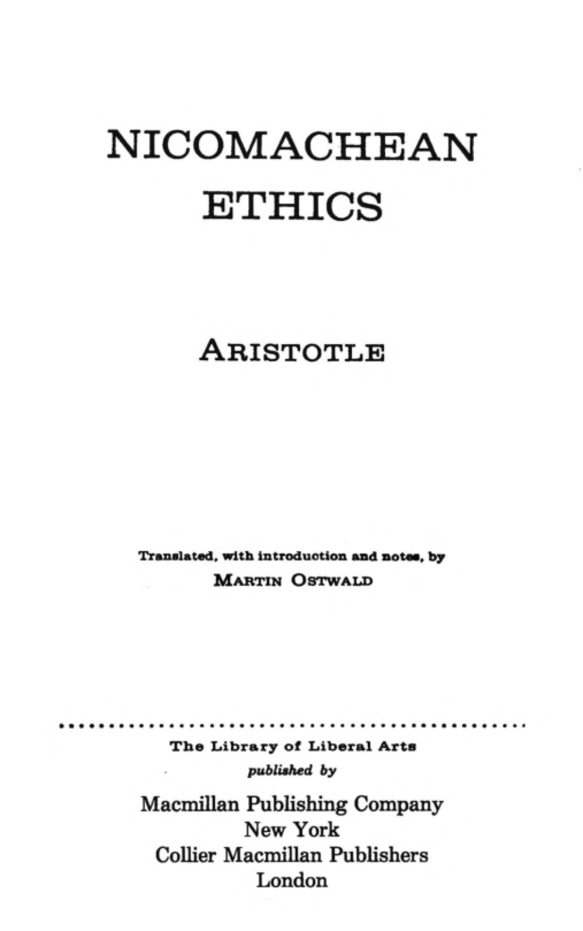 Aristotle - Ethics(1) - Friendship And Self-love-updated - NICOMACHEAN ...