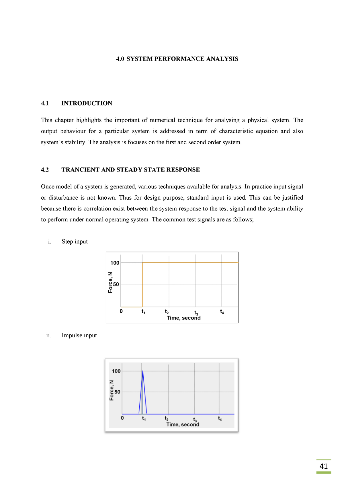 system performance thesis