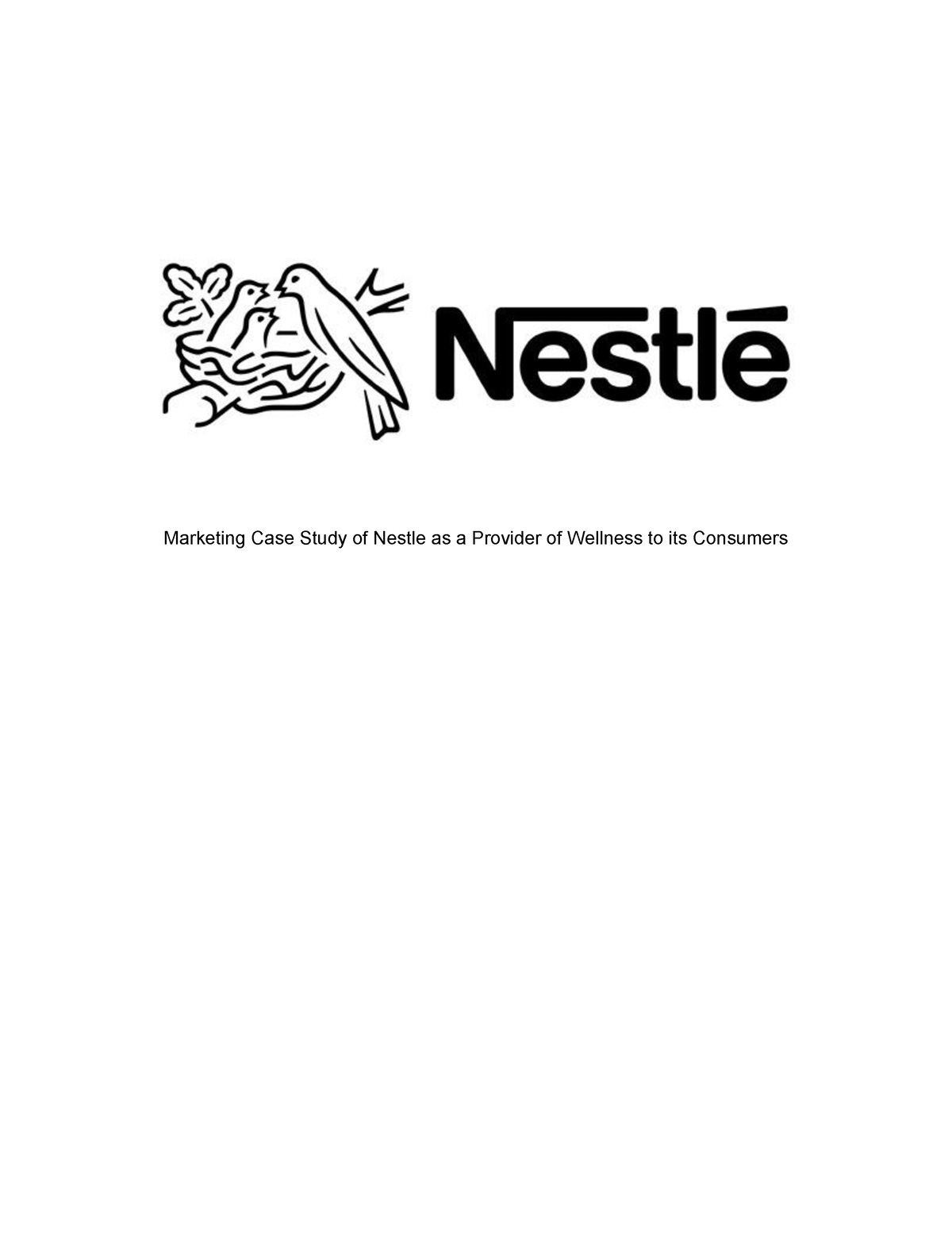 marketing case study of nestle