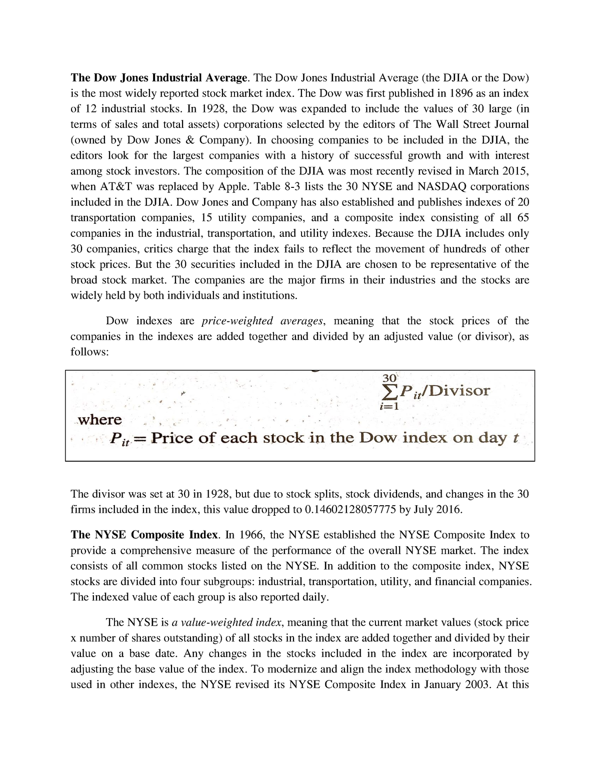 The Dow Jones Industrial Average - The Dow Jones Industrial Average ...