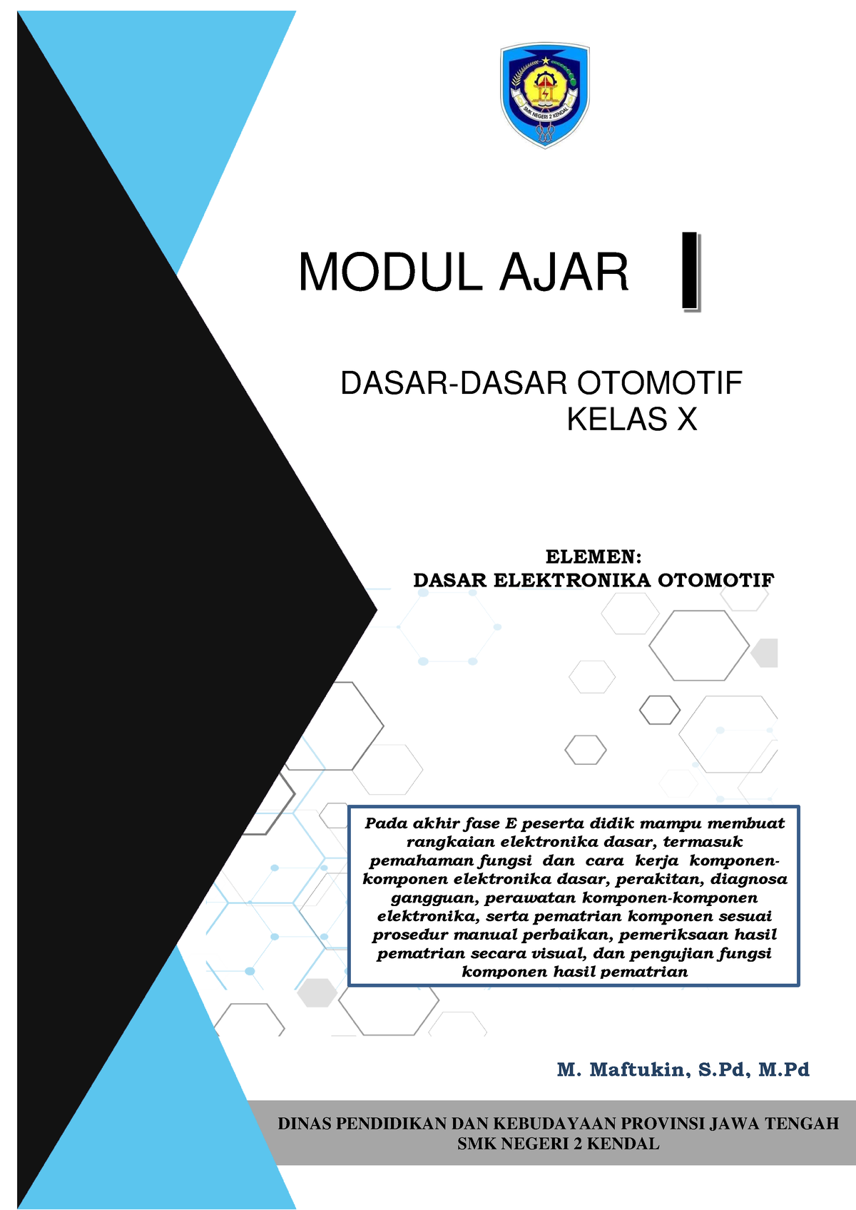 Modul Ajar I Dasar Dasar Otomotif - DINAS PENDIDIKAN DAN KEBUDAYAAN ...