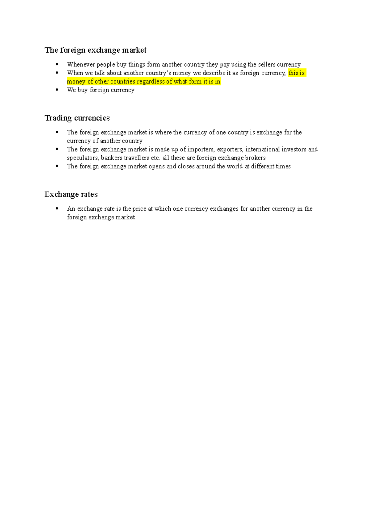 The foreign exchange market - all these are foreign exchange brokers ...