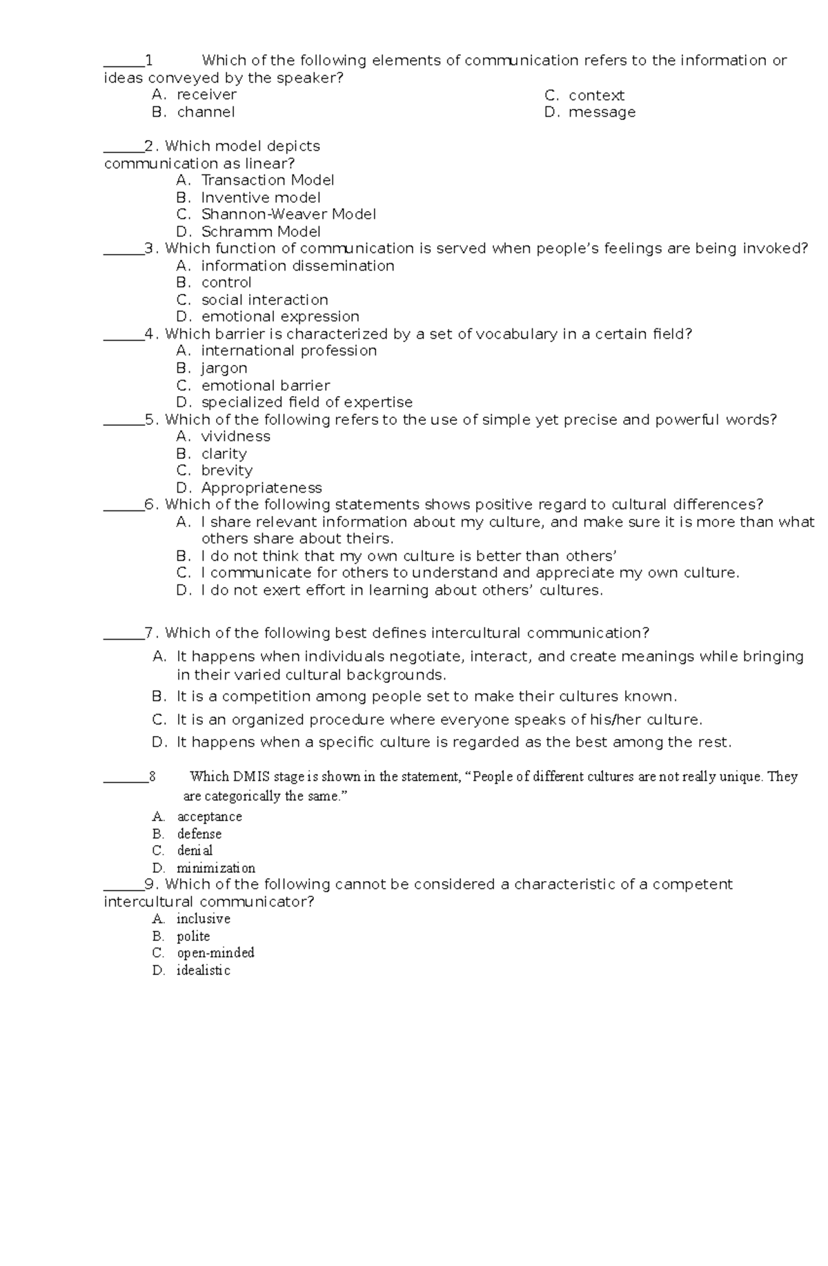 Pdfcookie.com first-quarter-exam-oral-communication-gr-11-converted - 1 ...