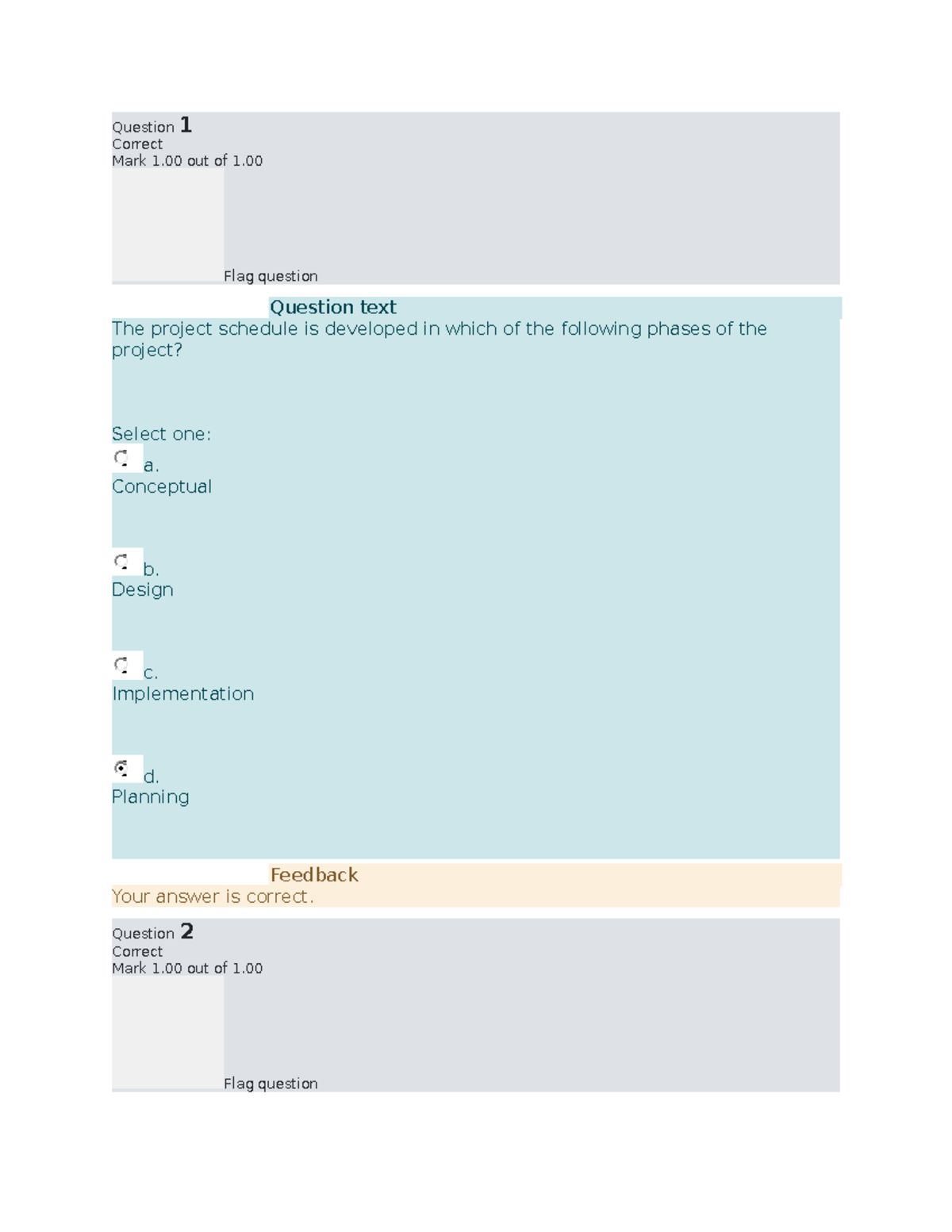 UGRD-IS6200-IS-Project-Management Pre Final Quiz Answers For 2021 That ...