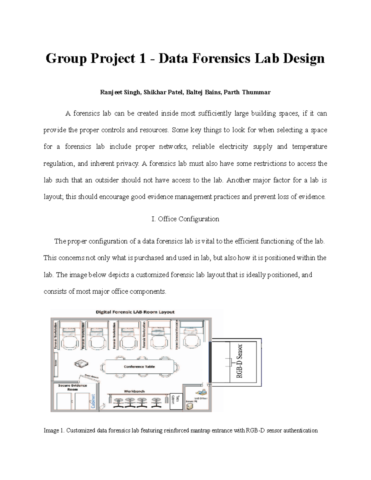 Computer Forensics lab - Group Project 1 - Data Forensics Lab Design ...