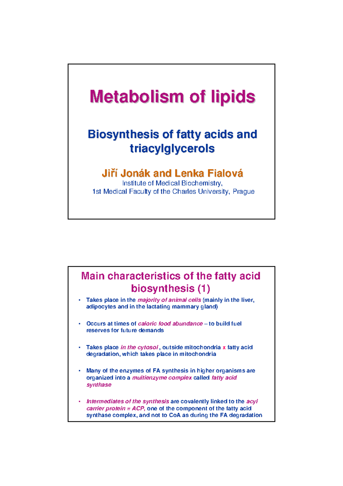 Lipid Metabolism FAS - Metabolism of lipidsMetabolism of lipids ...