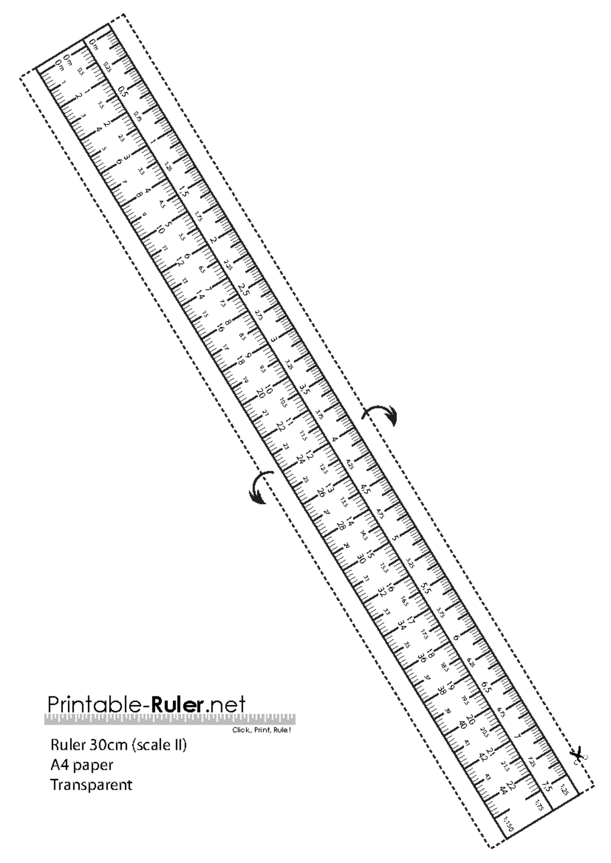 Scale Ruler - hehehehh - Printable-Ruler Click, Print, Rule! Ruler 30cm ...