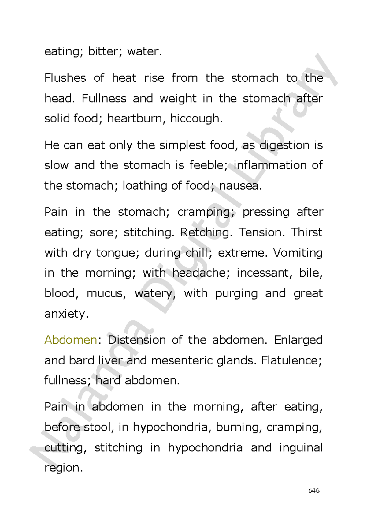 Homeopathic (43) eating; bitter; water. Flushes of heat rise from the