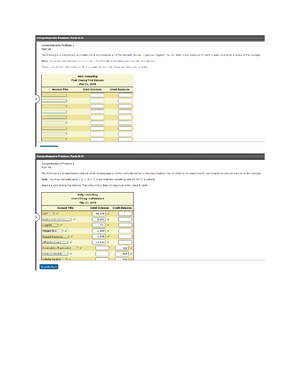 [Solved] Comprehensive Problem 1 Part 8 The following is a ...