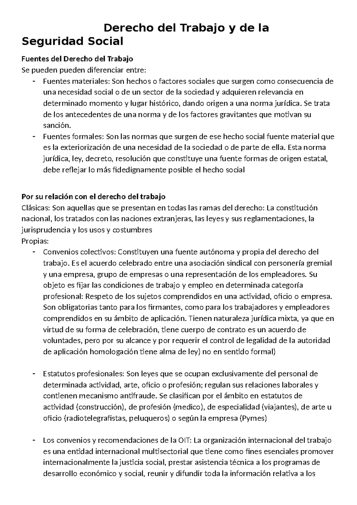 Derecho del Trabajo y de la Seguridad Social - Derecho del Trabajo y de ...