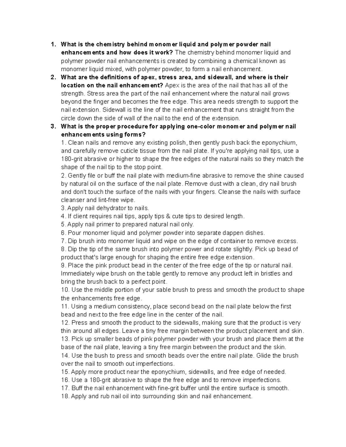 Chapter 28 Review Questions - What Is The Chemistry Behind Monomer ...