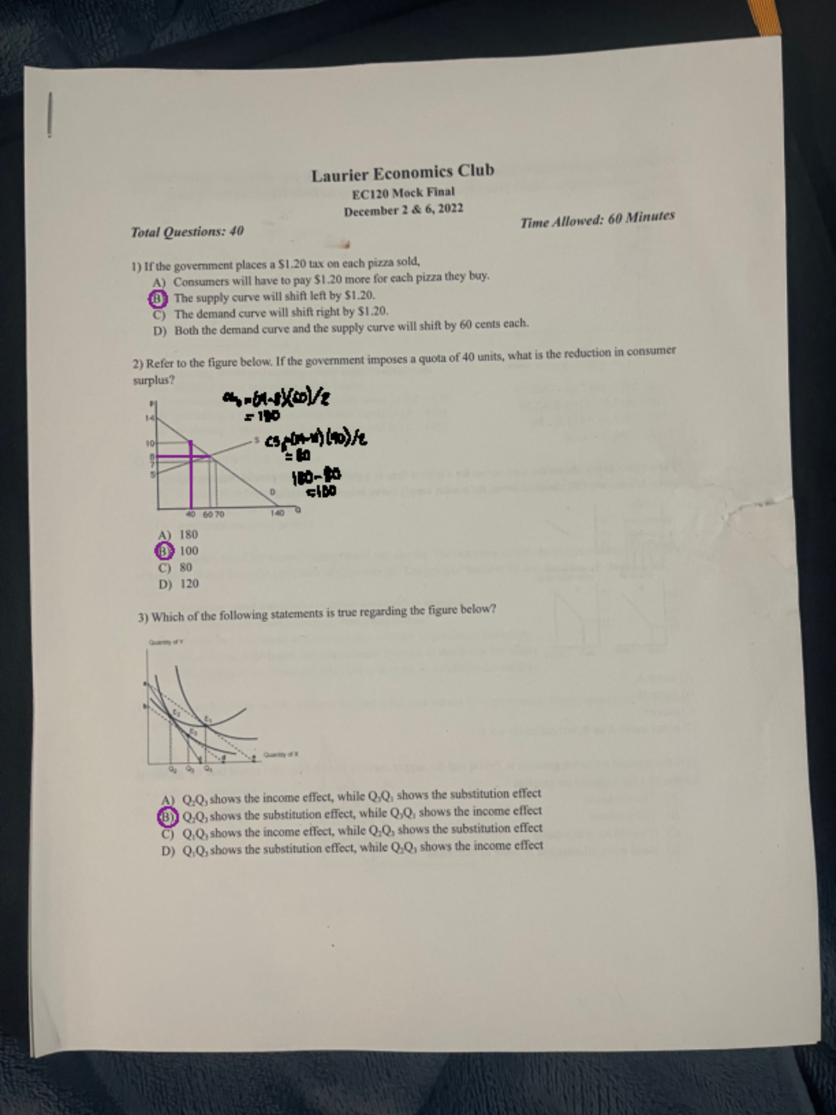 IMG 3417 2 - Mock Final Exam - (b = (14 - 8)(60)/ 8 CS (I-10) (40 ...