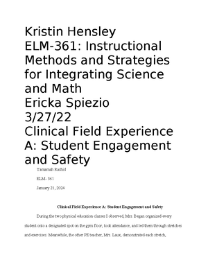 ELM 361 T1 Inquiry Based Strategies Chart - Inquiry-Based Strategies ...