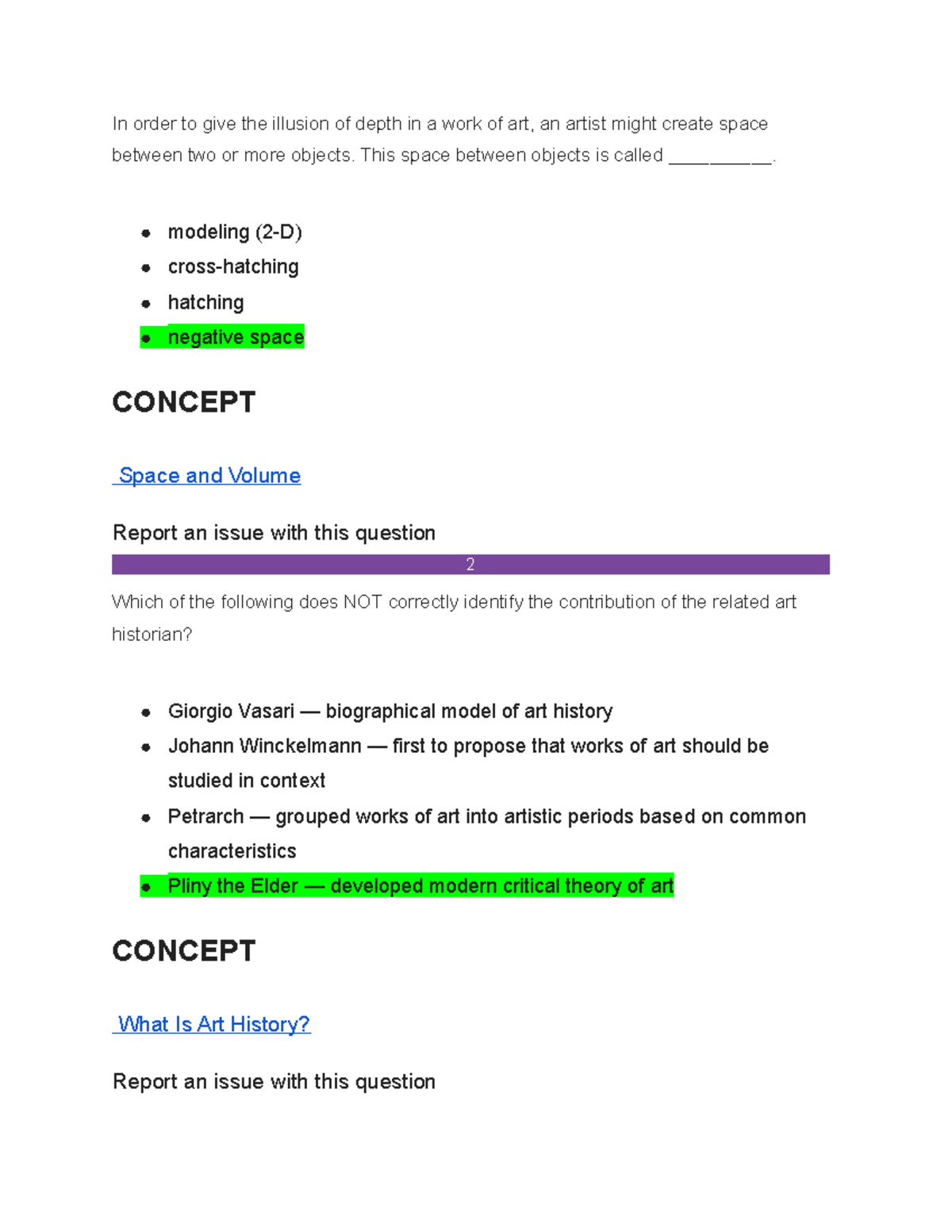 Mile stone 1 art history In order to give the illusion of depth in a