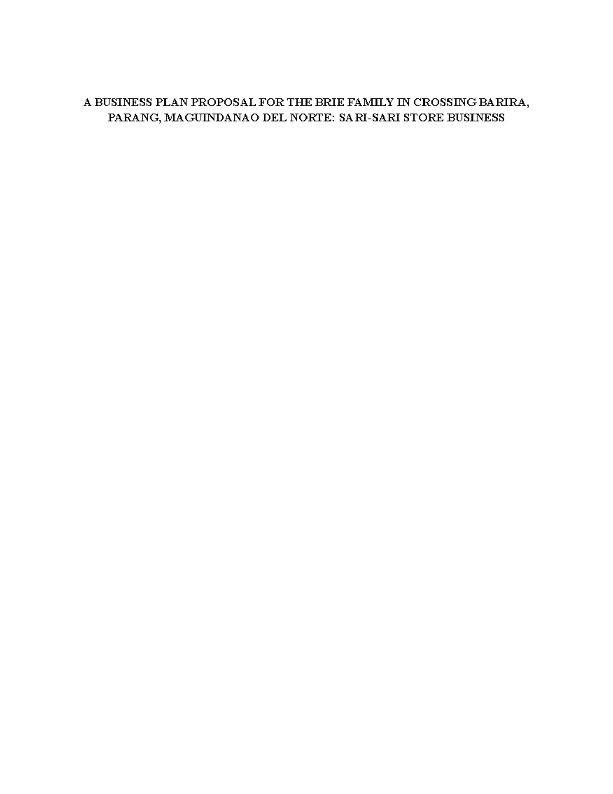 business-plan-proposal-org-zul-a-business-plan-proposal-for-the-brie