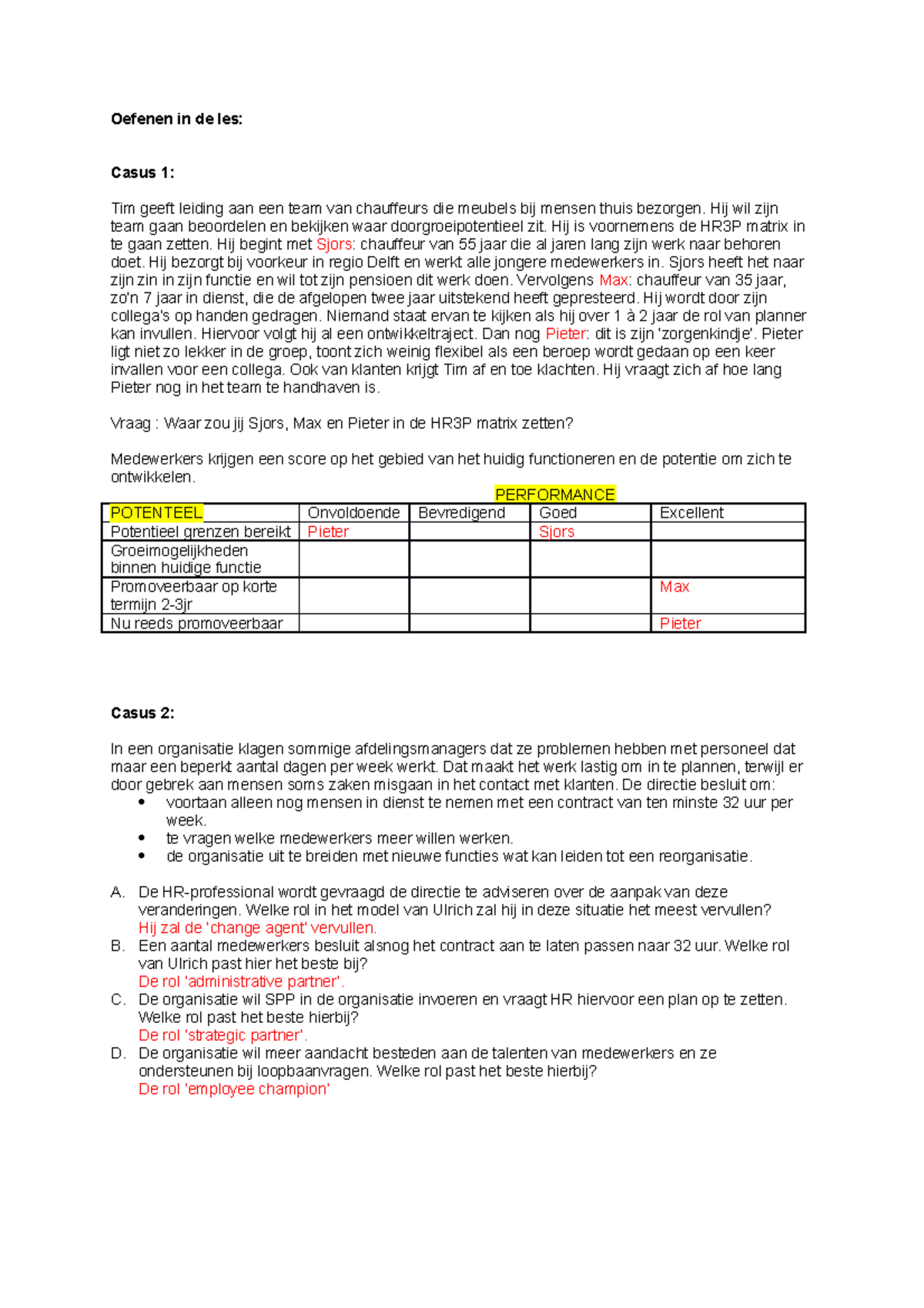 Les, Week 5 - College-aantekeningen 5 - Bedrijfseconomie - Avans ...