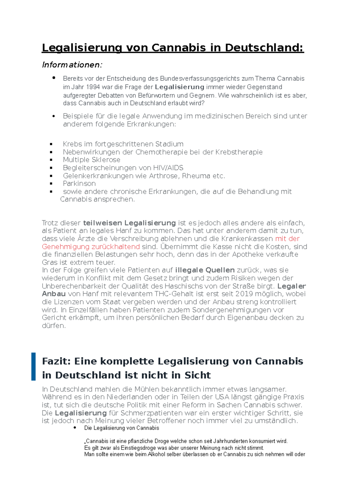 Legalisierung Von Cannabis In Deutschland Gk - Legalisierung Von ...