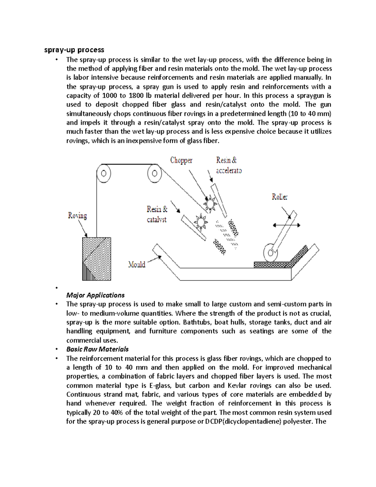 Sprayup process Prof. Supriya sprayup process The sprayup