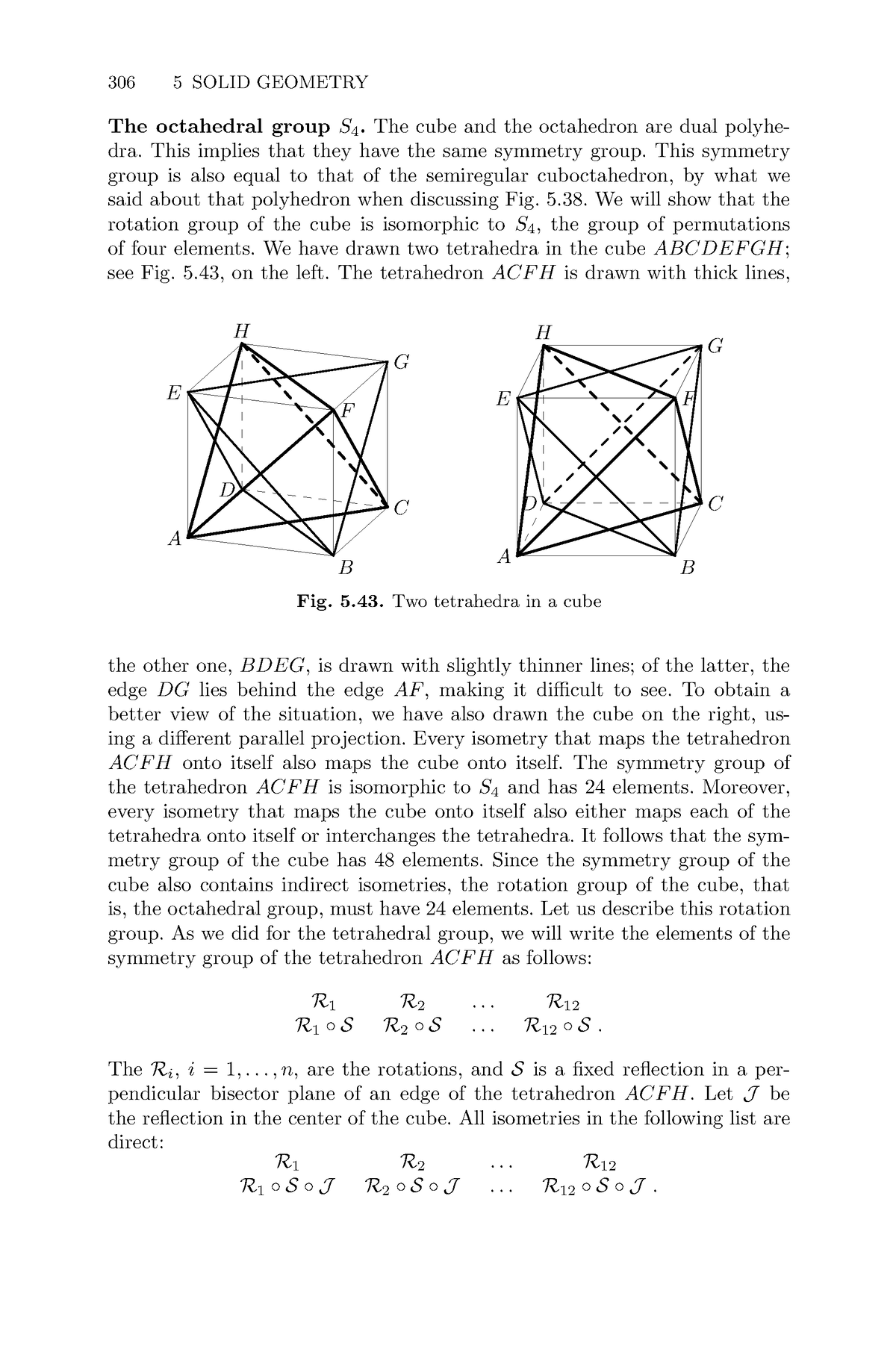 Plane And Solid Geometry-33 - 306 5 SOLID GEOMETRY The Octahedral Group ...