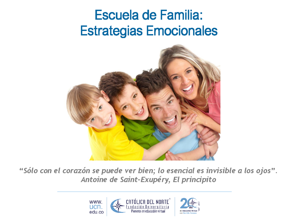 Escuela Familia Para Nivel Primario - Escuela De Familia: Estrategias ...