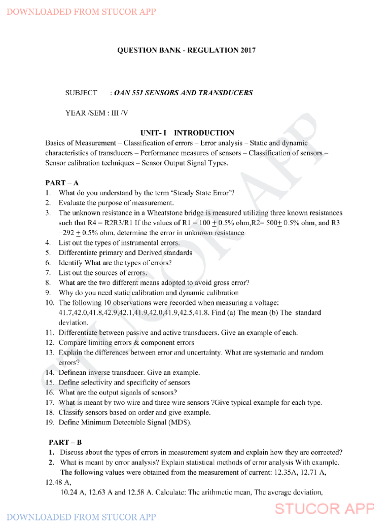 Stucor OAN551NR UNIT III FORCE, AND HEADING SENSORS Strain Gauge, Load Cell
