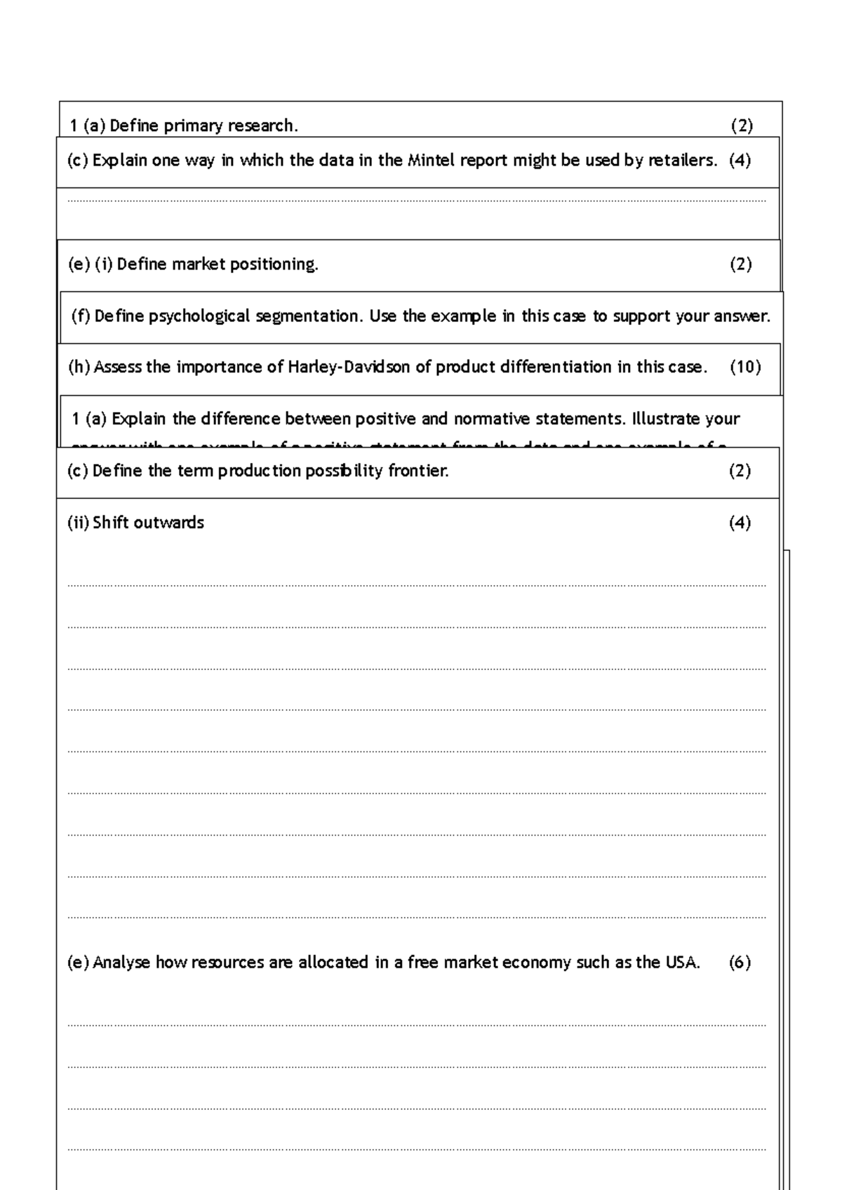 Bus U1 Ch1 5 - Business U1 chapter 1 to chapter 5 - - Studocu