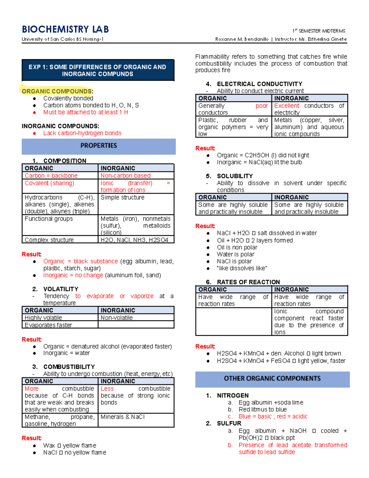 Biochemlab-Midterm-Notes RMBdocx - University of San Carlos BS Nursing ...