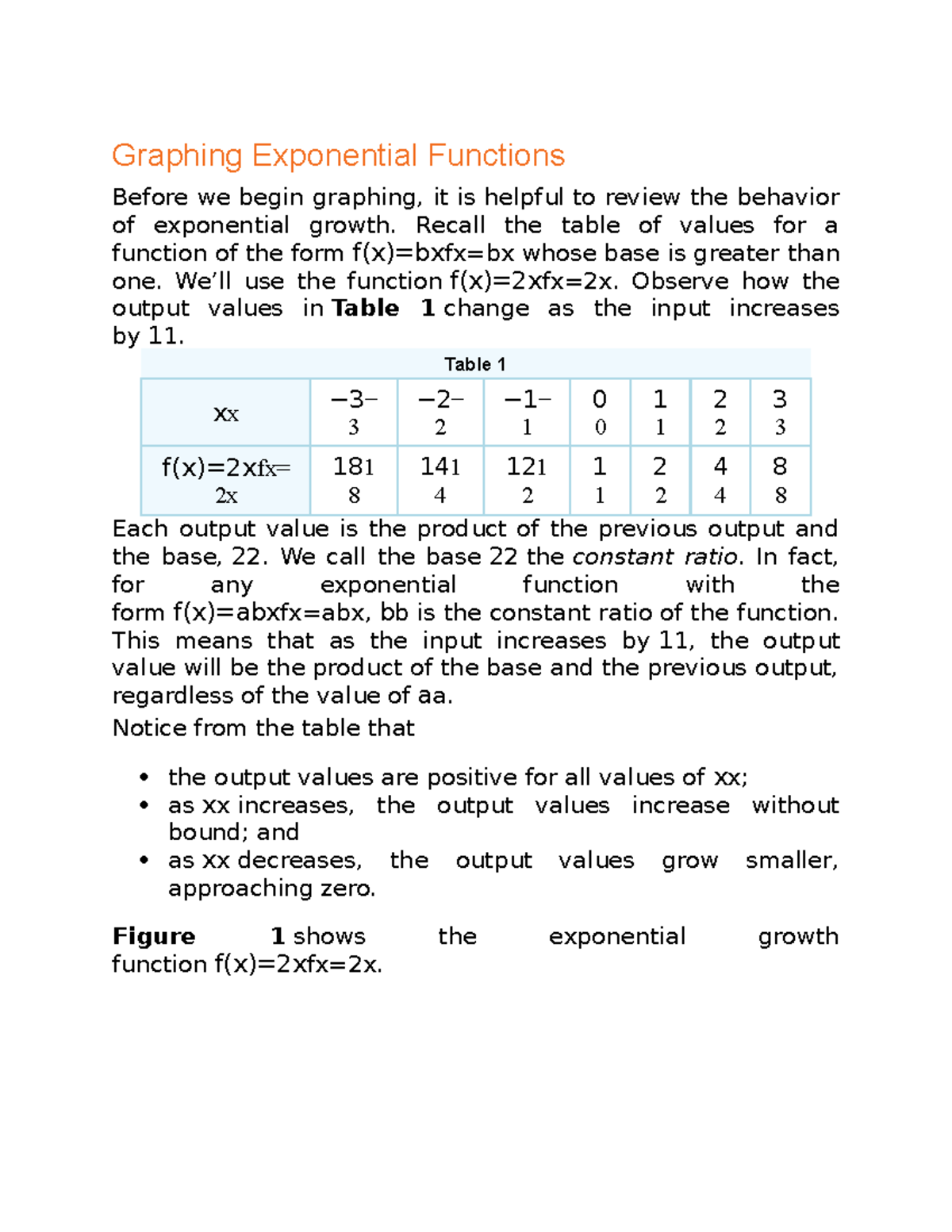 2-2 Reading and Participation Activities Graphs of Exponential ...