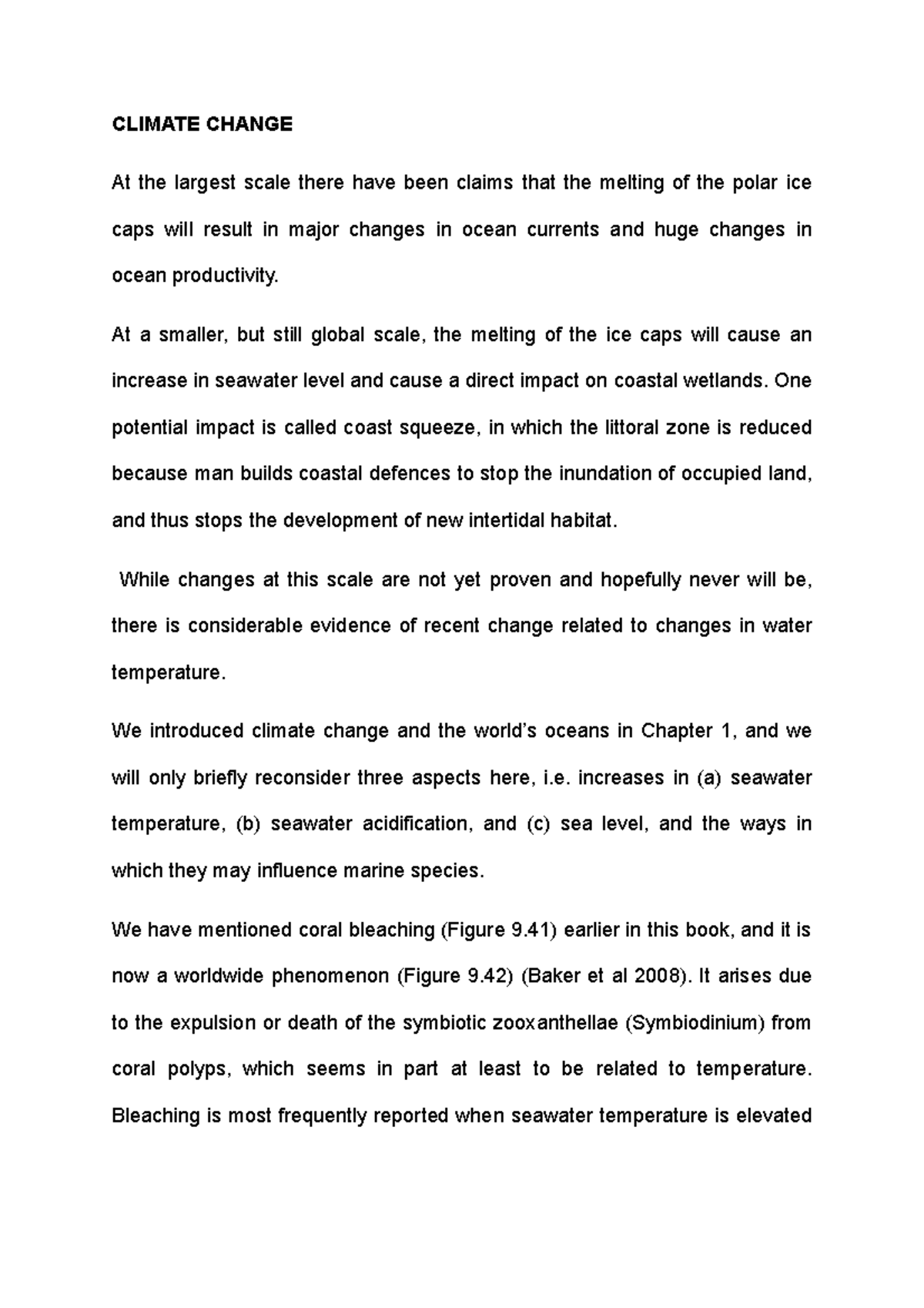 Lecture Notes Climate Change - CLIMATE CHANGE At The Largest Scale ...