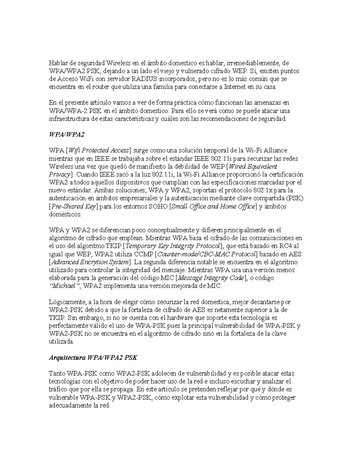 Un Informático en el lado del mal - Hablar de seguridad Wireless en el ...